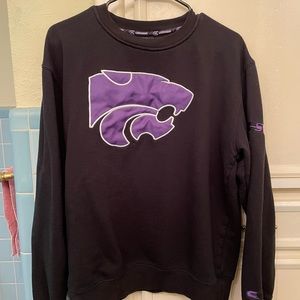 Kansas State Black Purple Sweatshirt
